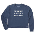 Women's Where Are We Going? Long Sleeve Crusher Boxy Tee product image 1