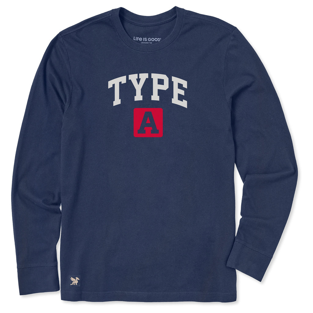 Men's Type A Long Sleeve Crusher Tee product image 1