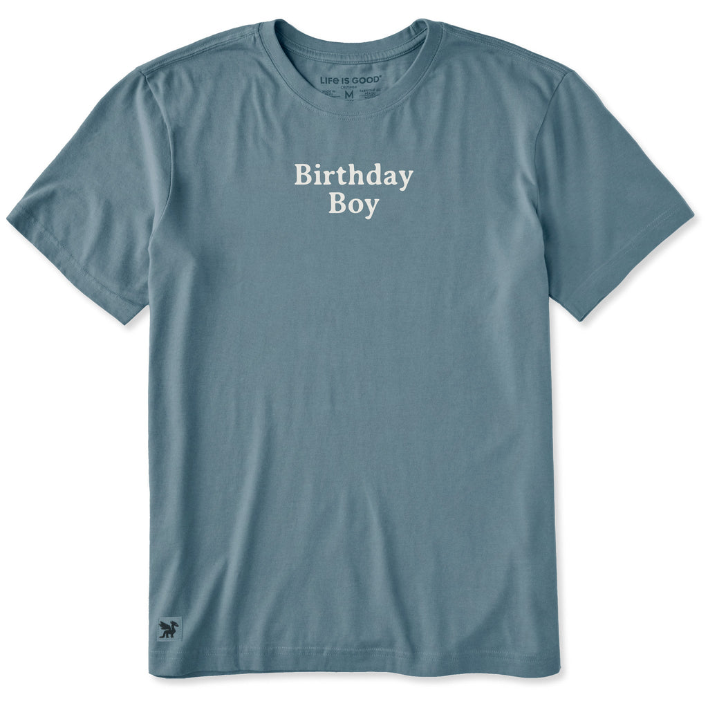 Men's Birthday Boy Simple Short Sleeve Crusher Tee product image 1