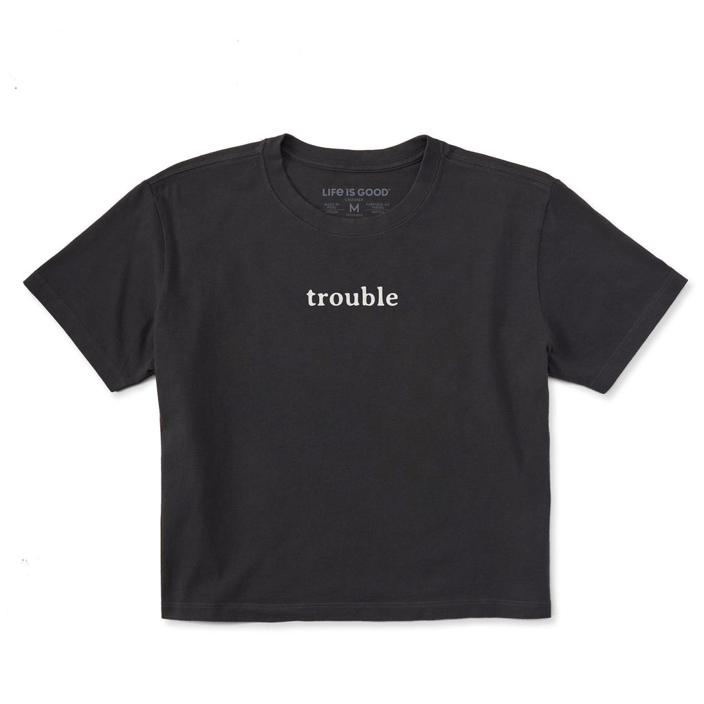 Women's Trouble Short Sleeve Crusher Boxy Tee product image 1