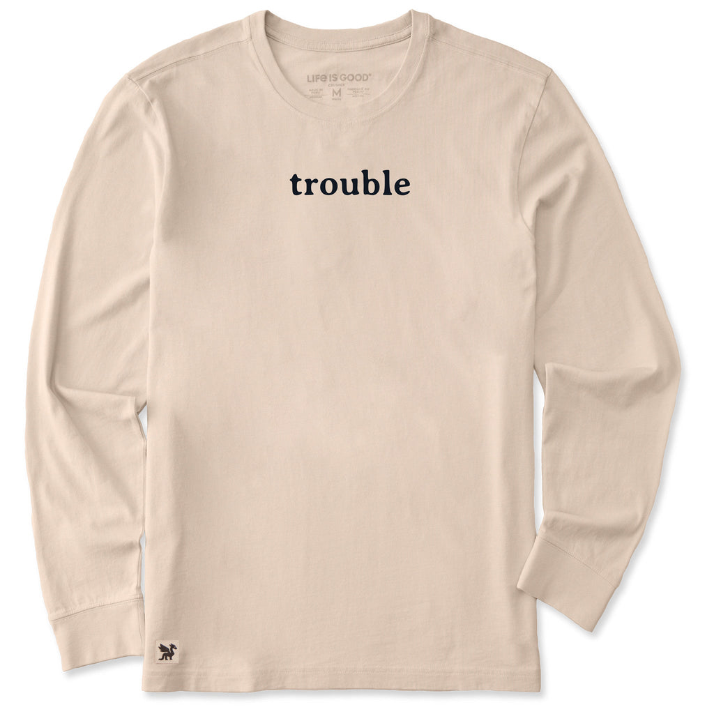 Men's Trouble Long Sleeve Crusher Tee product image 3