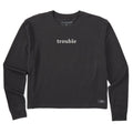 Women's Trouble Long Sleeve Crusher Boxy Tee product image 1