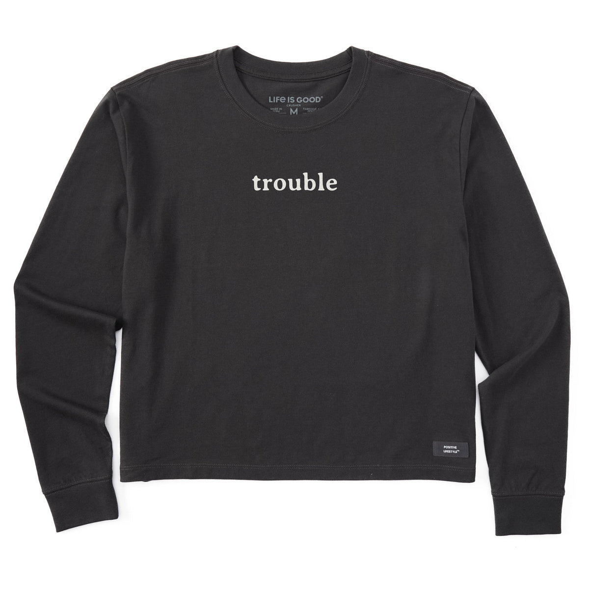 Women's Trouble Long Sleeve Crusher Boxy Tee product image 1