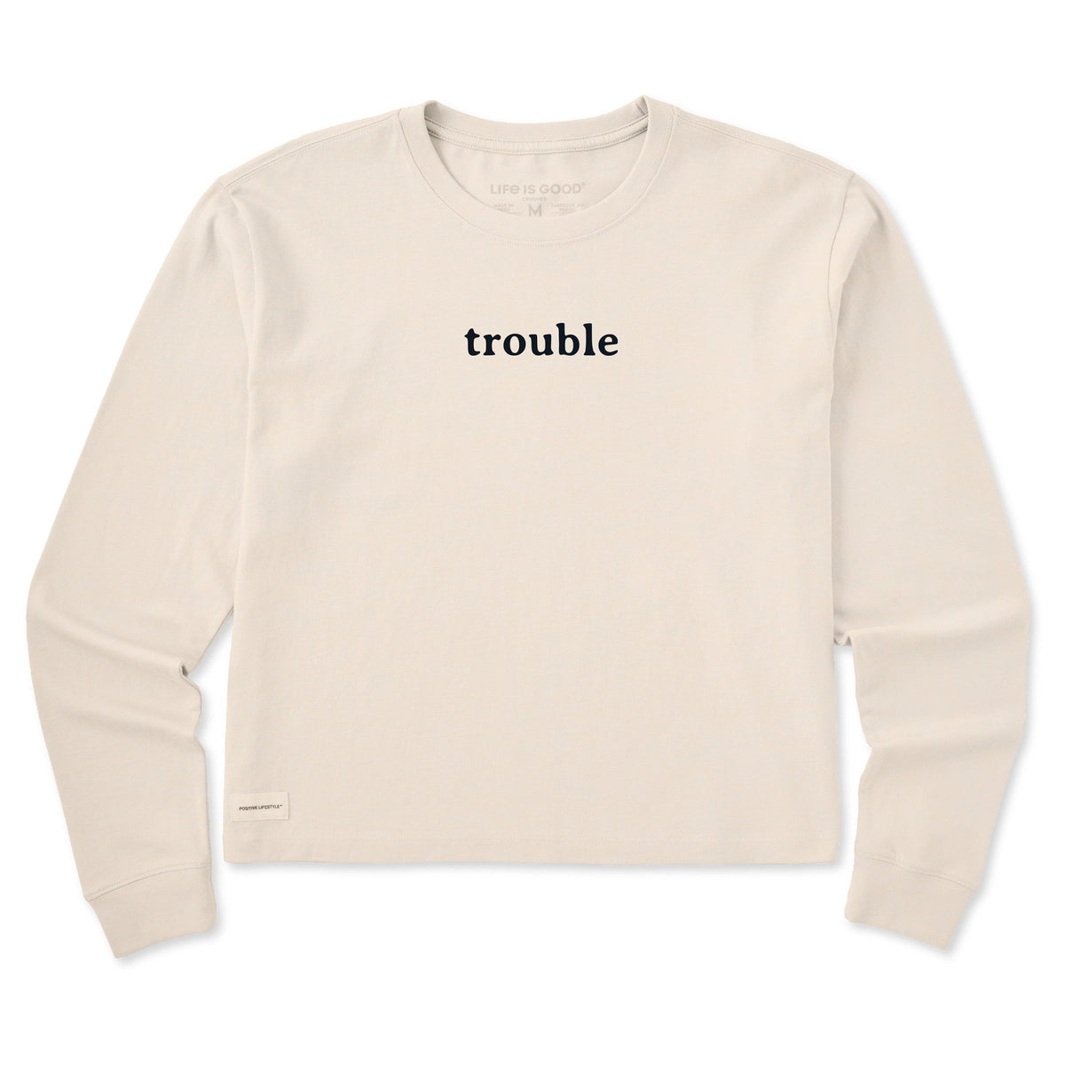 Women's Trouble Long Sleeve Crusher Boxy Tee product image 3