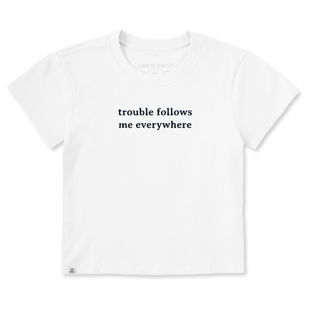 Women's Trouble Follows Me Everywhere Crusher-LITE Shrunken product image 3