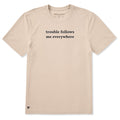 Men's Trouble Follows Me Everywhere Short Sleeve Crusher Tee product image 1