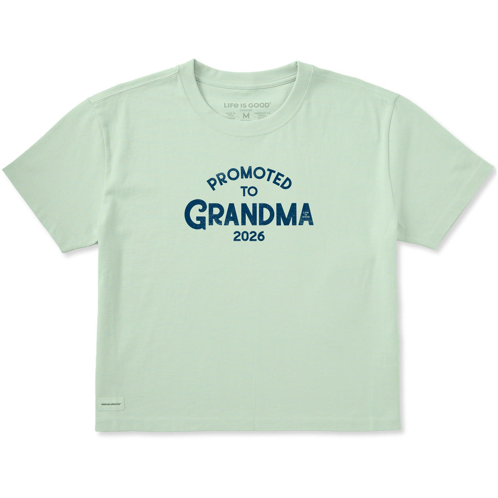 Women's Promoted to Grandma Short Sleeve Crusher Boxy Tee product image 1