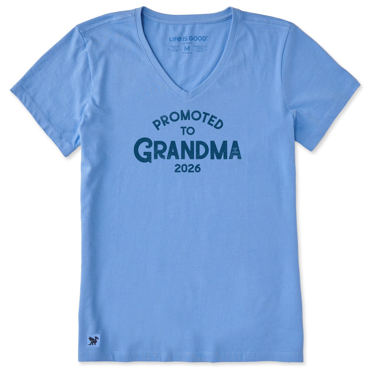 Women's Promoted to Grandma Short Sleeve Crusher Vee product image 1