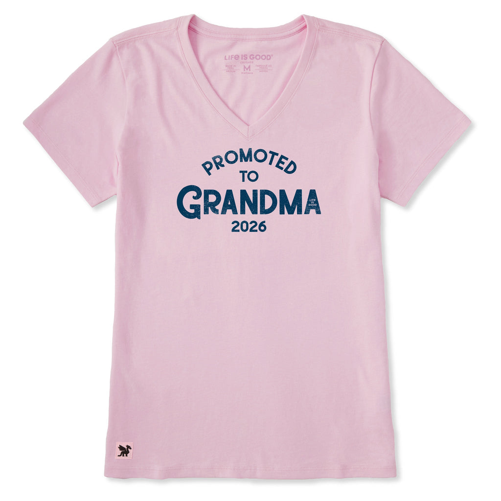 Women's Promoted to Grandma Short Sleeve Crusher Vee product image 3