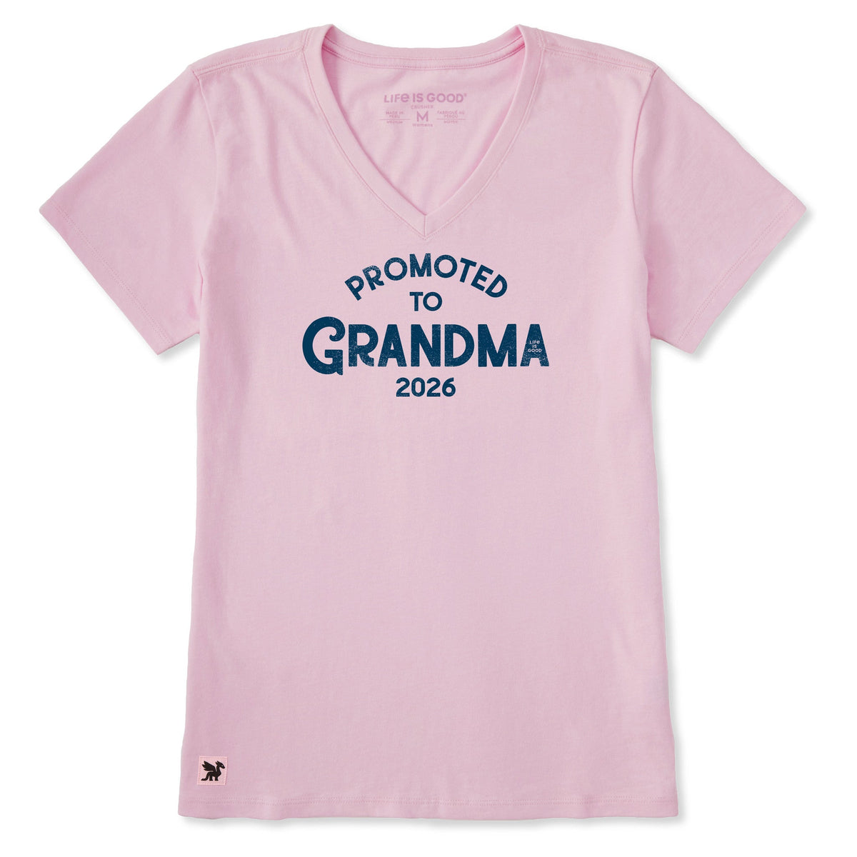 Women's Promoted to Grandma Short Sleeve Crusher Vee product image 3