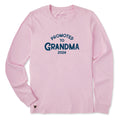 Women's Promoted to Grandma Long Sleeve Crusher Tee product image 1
