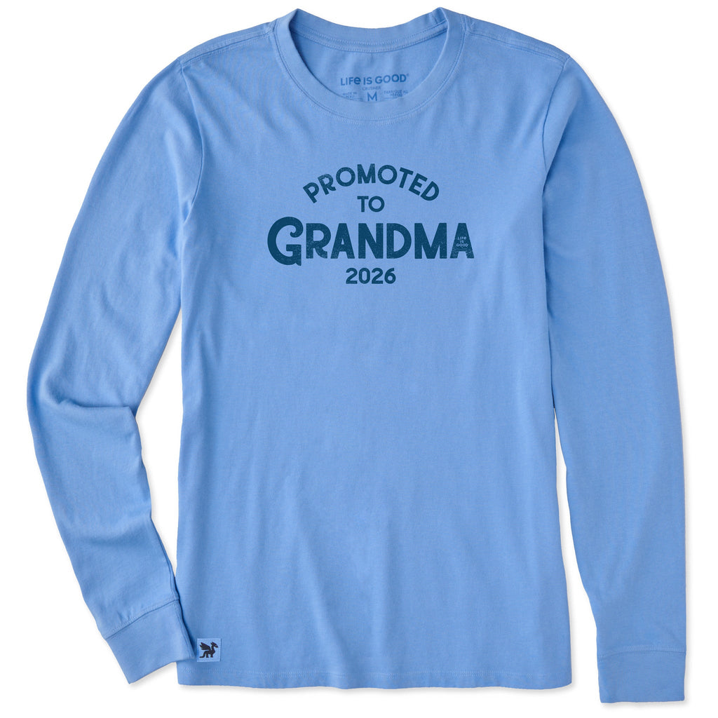 Women's Promoted to Grandma Long Sleeve Crusher Tee product image 3