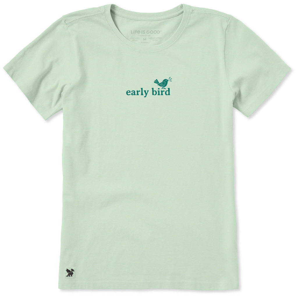 Women's Early Bird Simple Short Sleeve Crusher Tee product image 3