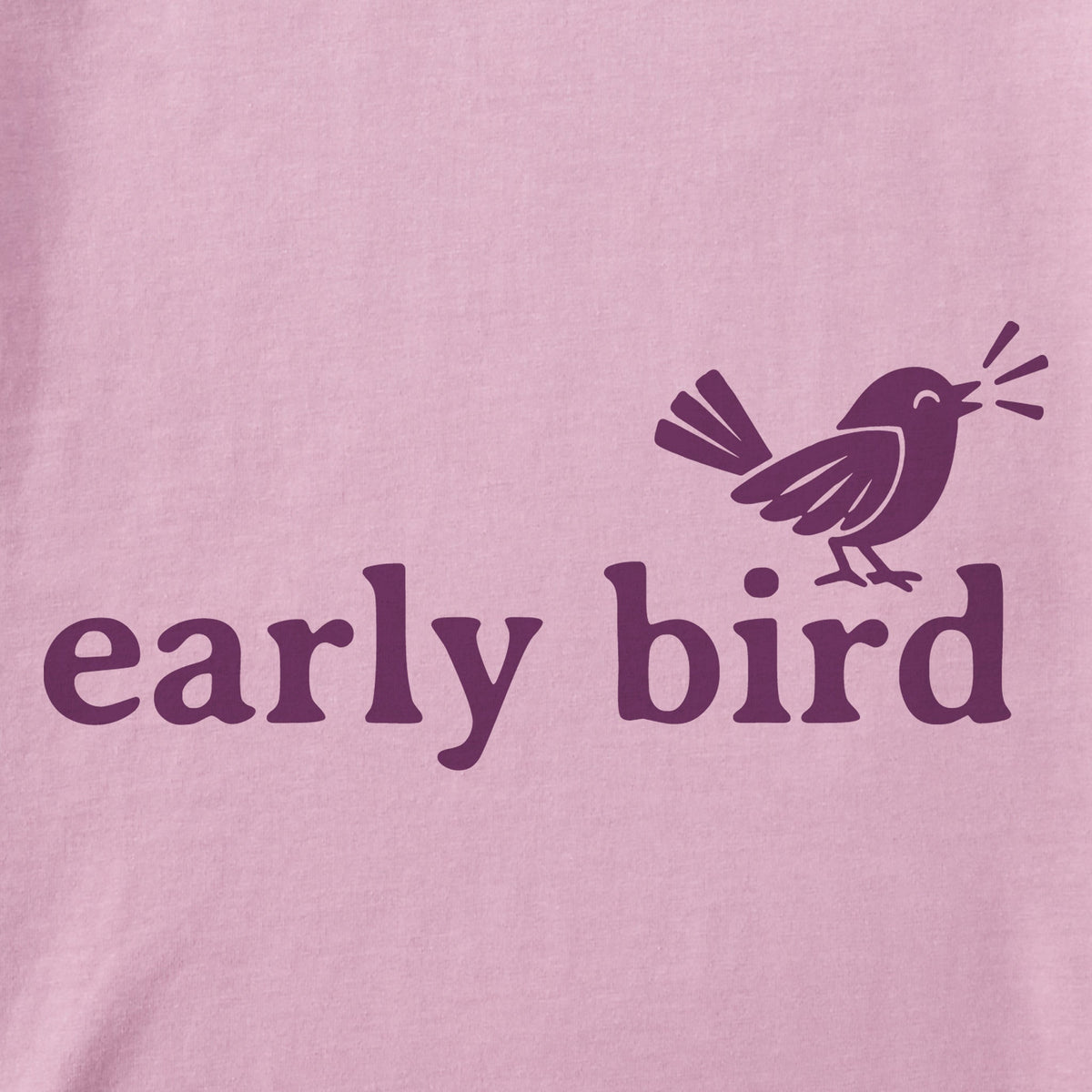Women's Early Bird Simple Long Sleeve Crusher Tee product image 4