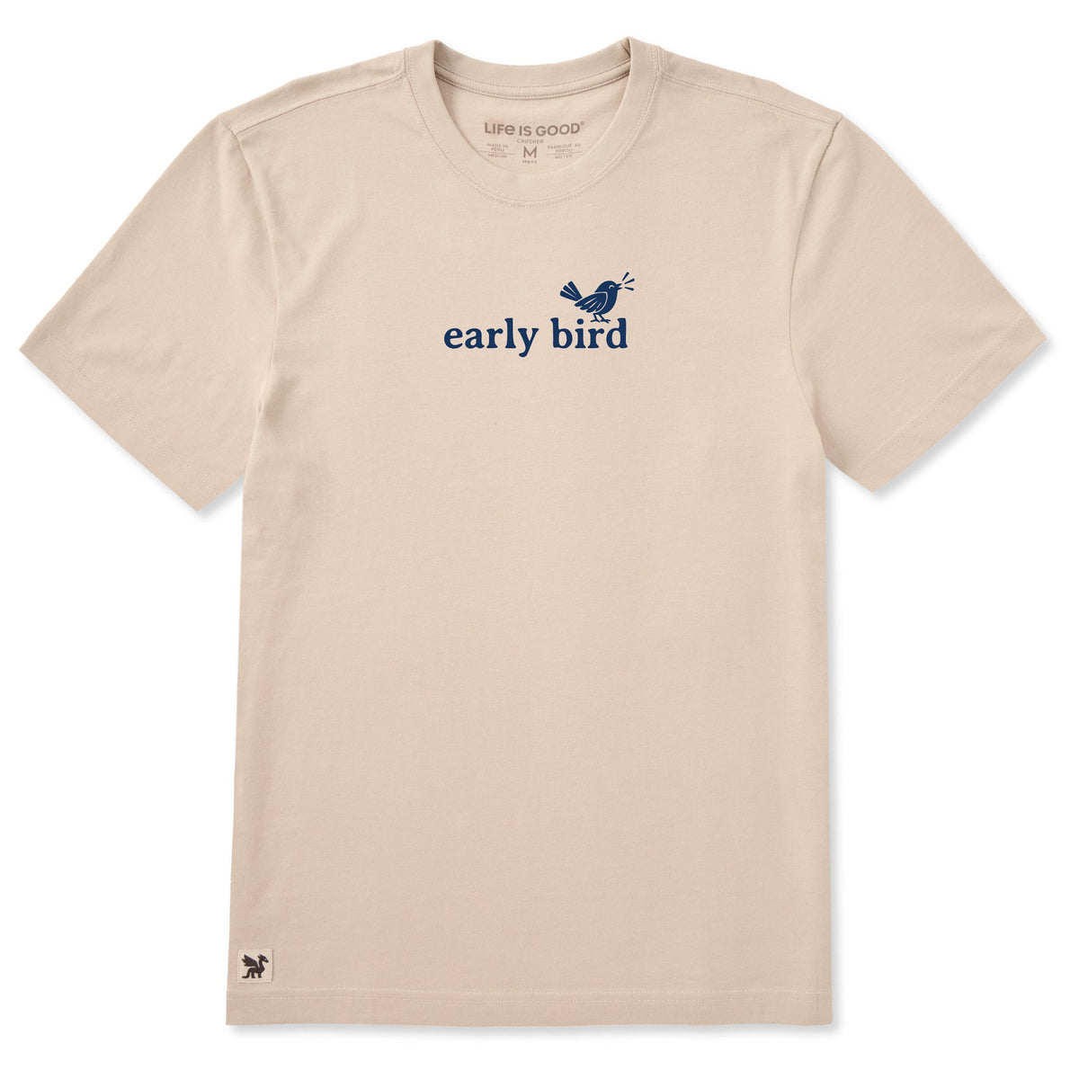 Men's Early Bird Simple Short Sleeve Crusher Tee product image 3