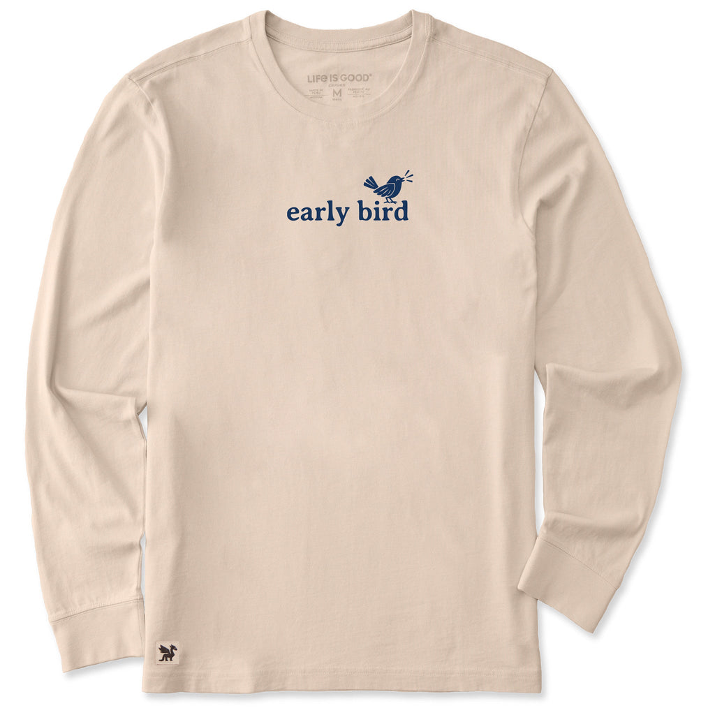 Men's Early Bird Simple Long Sleeve Crusher Tee product image 1