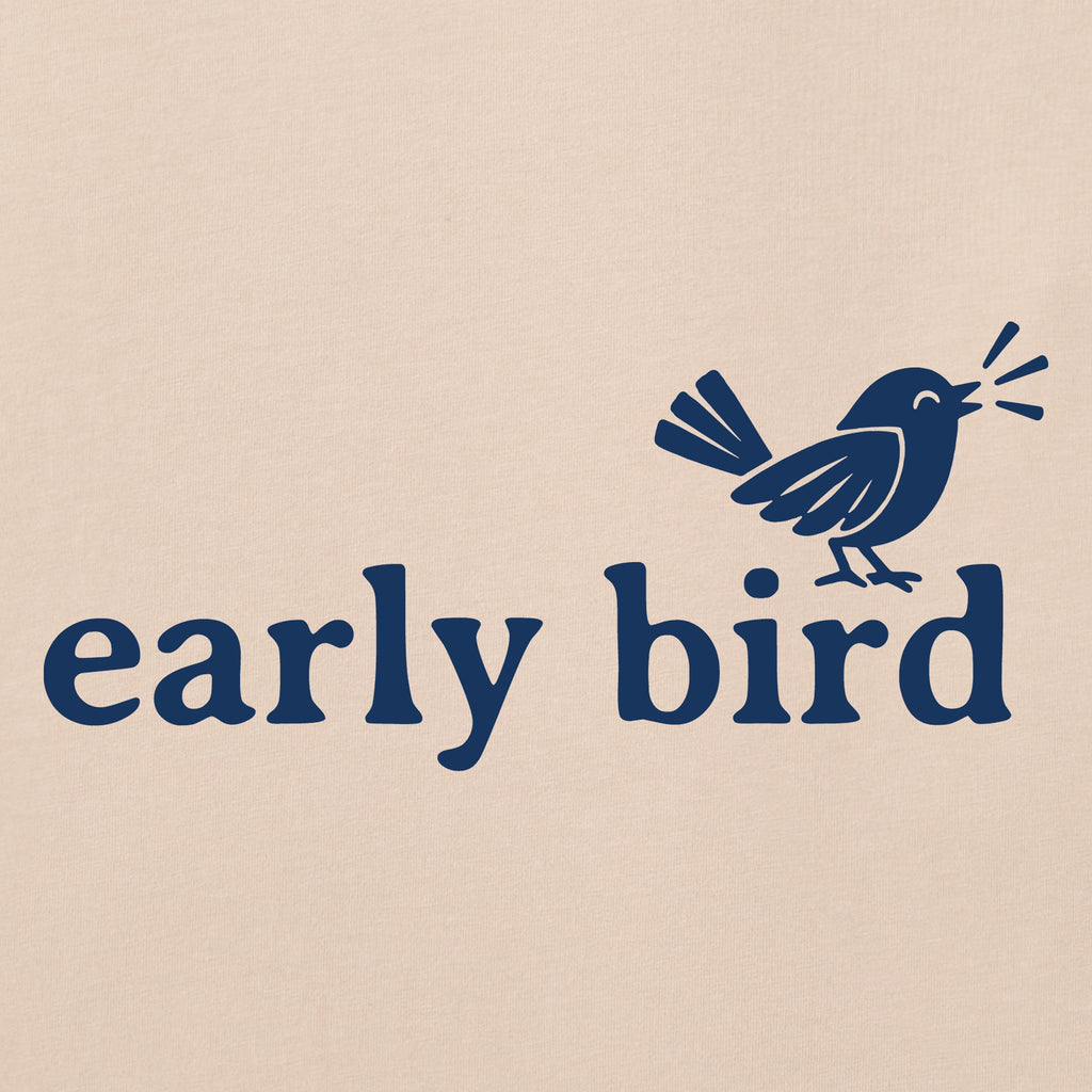 Men's Early Bird Simple Long Sleeve Crusher Tee product image 2