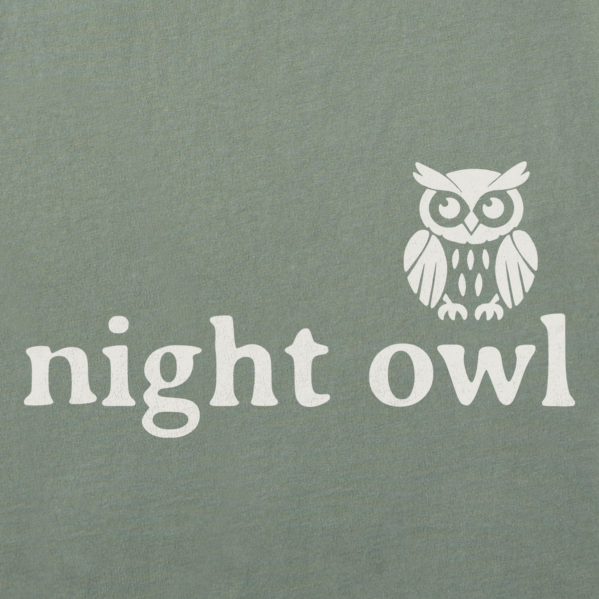Women's Night Owl Simple Short Sleeve Crusher Tee product image 4