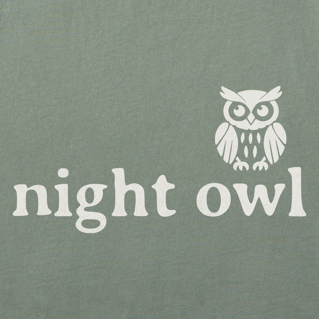 Women's Night Owl Simple Long Sleeve Crusher Tee product image 4