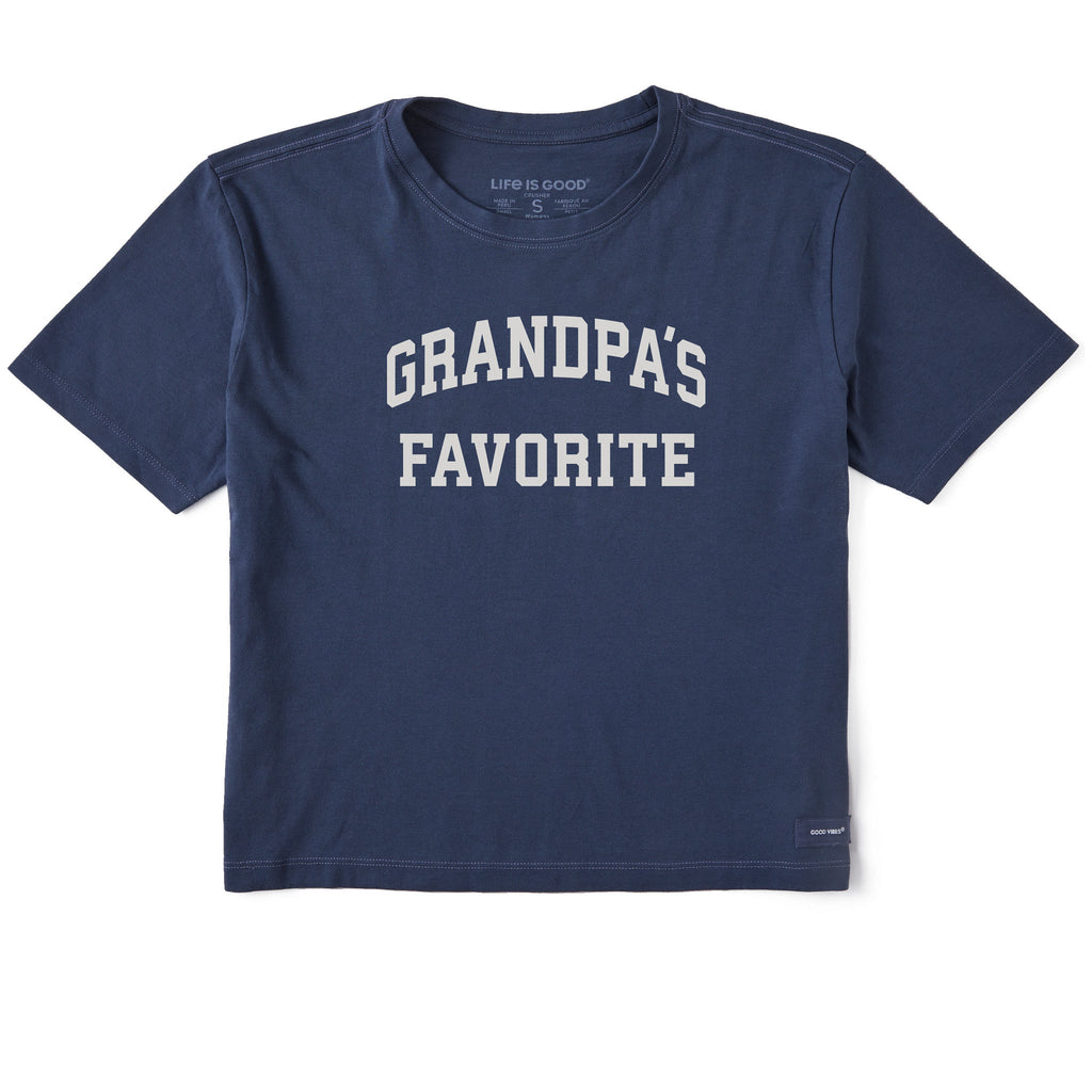 Women's Grandpa's Favorite Short Sleeve Crusher Boxy Tee product image 1