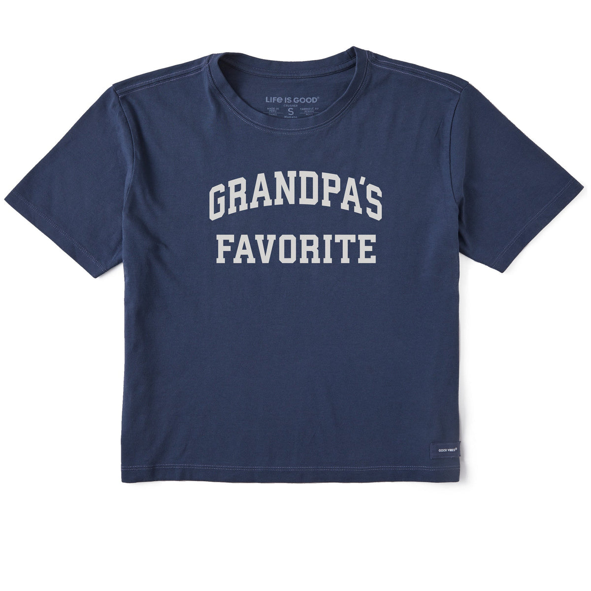 Women's Grandpa's Favorite Short Sleeve Crusher Boxy Tee product image 1