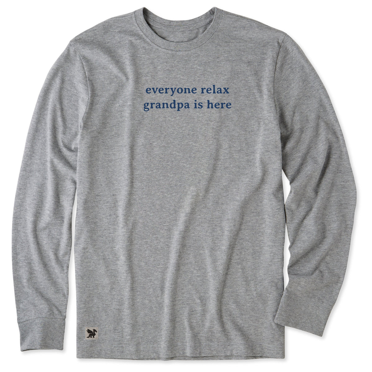 Men's Everyone Relax Grandpa is Here Long Sleeve Crusher Tee product image 1