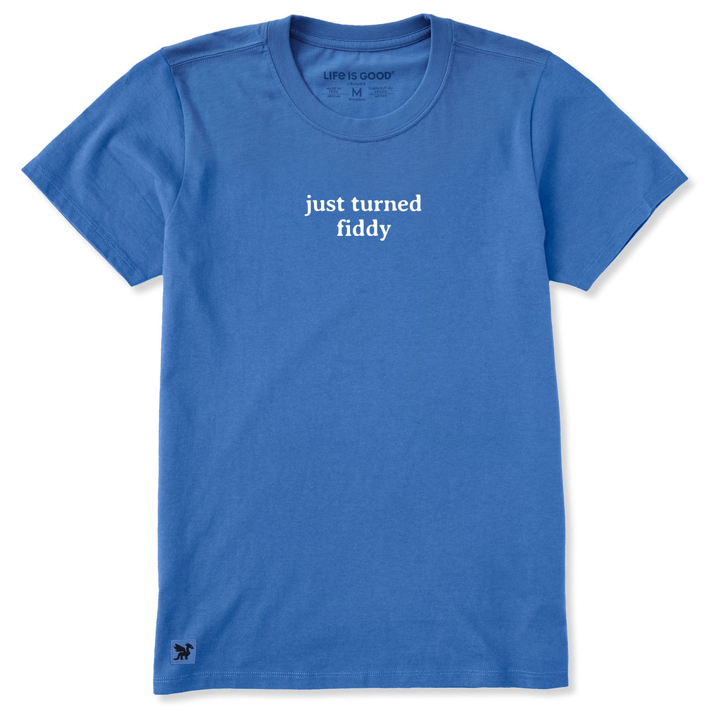 Women's Just Turned Fiddy Short Sleeve Crusher Tee product image 1