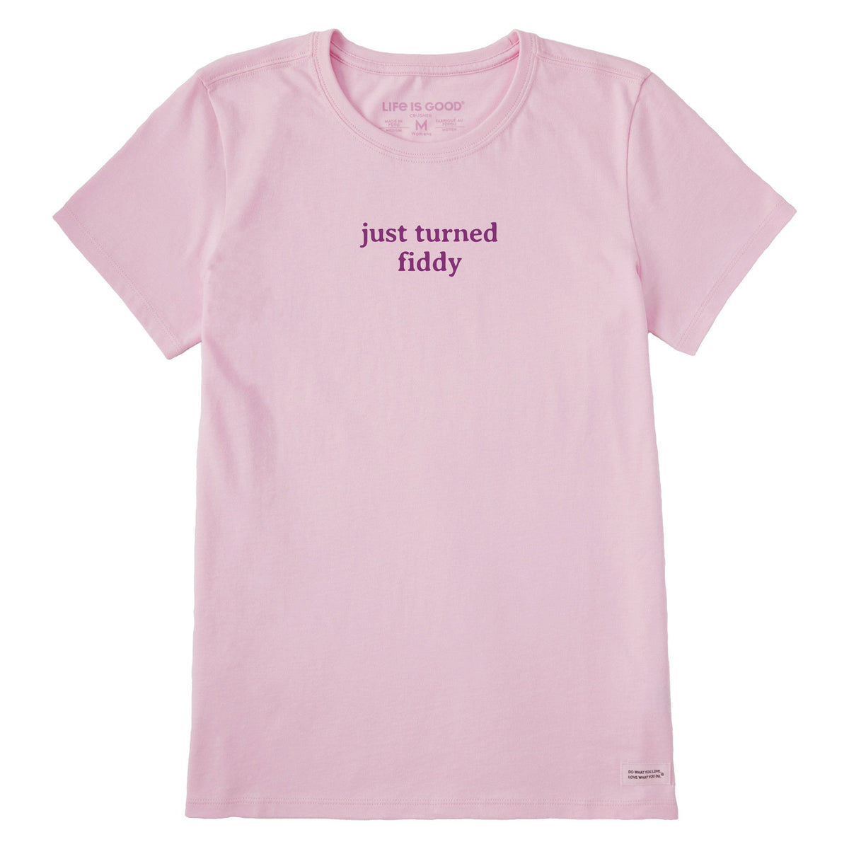 Women's Just Turned Fiddy Short Sleeve Crusher Tee product image 3