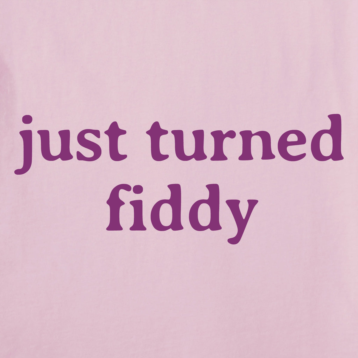 Women's Just Turned Fiddy Short Sleeve Crusher Tee product image 4