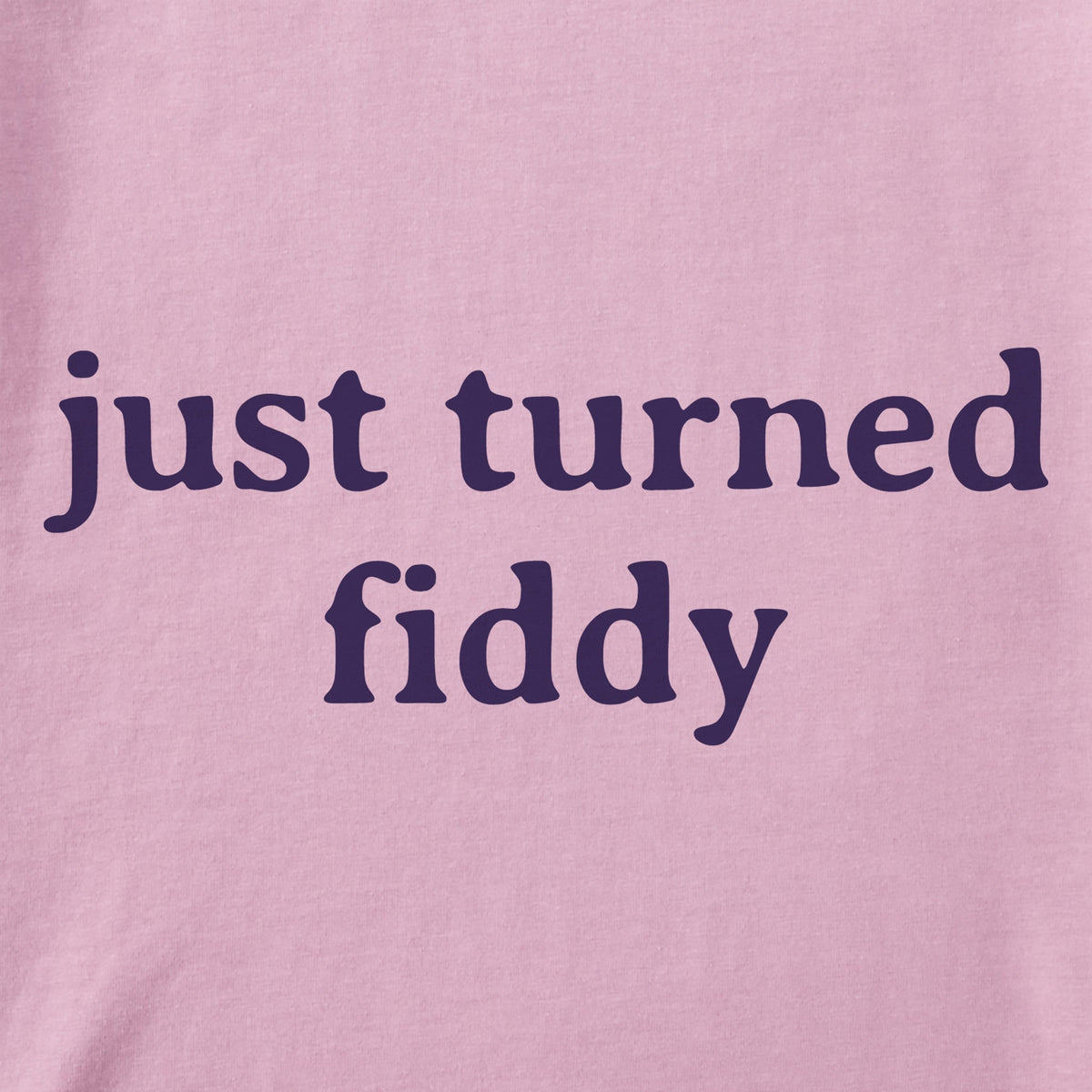 Women's Just Turned Fiddy Short Sleeve Crusher Boxy Tee product image 4