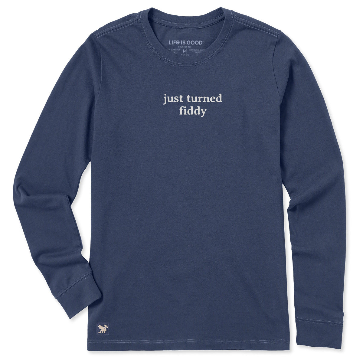 Women's Just Turned Fiddy Long Sleeve Crusher Tee product image 3