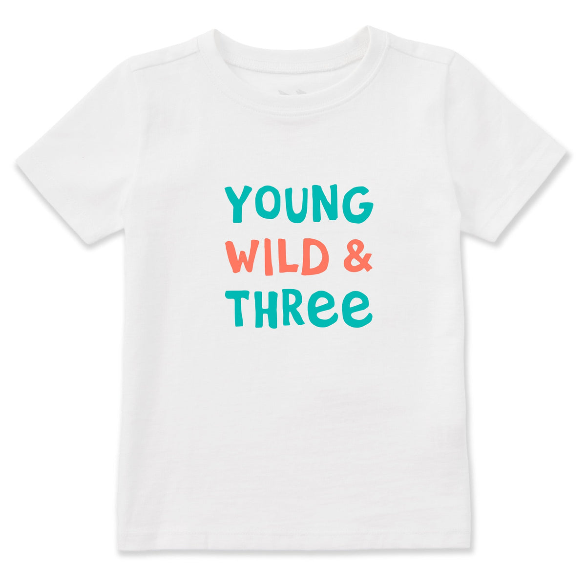 Toddler Young Wild and Three Short Sleeve Crusher Tee product image 5