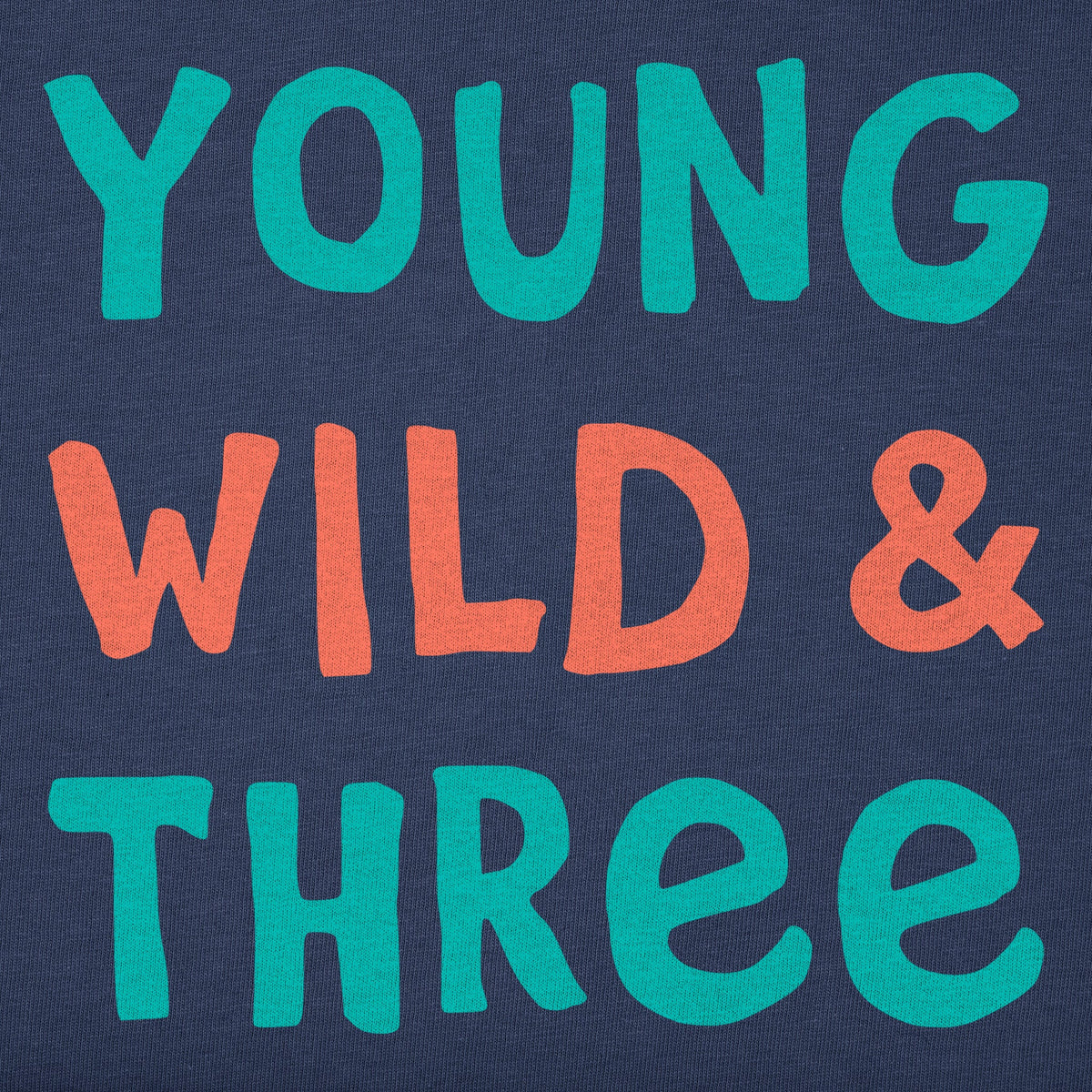 Toddler Young Wild and Three Short Sleeve Crusher Tee product image 4