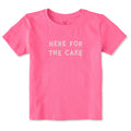 Toddler Here for the Cake Jumble Short Sleeve Crusher Tee product image 1