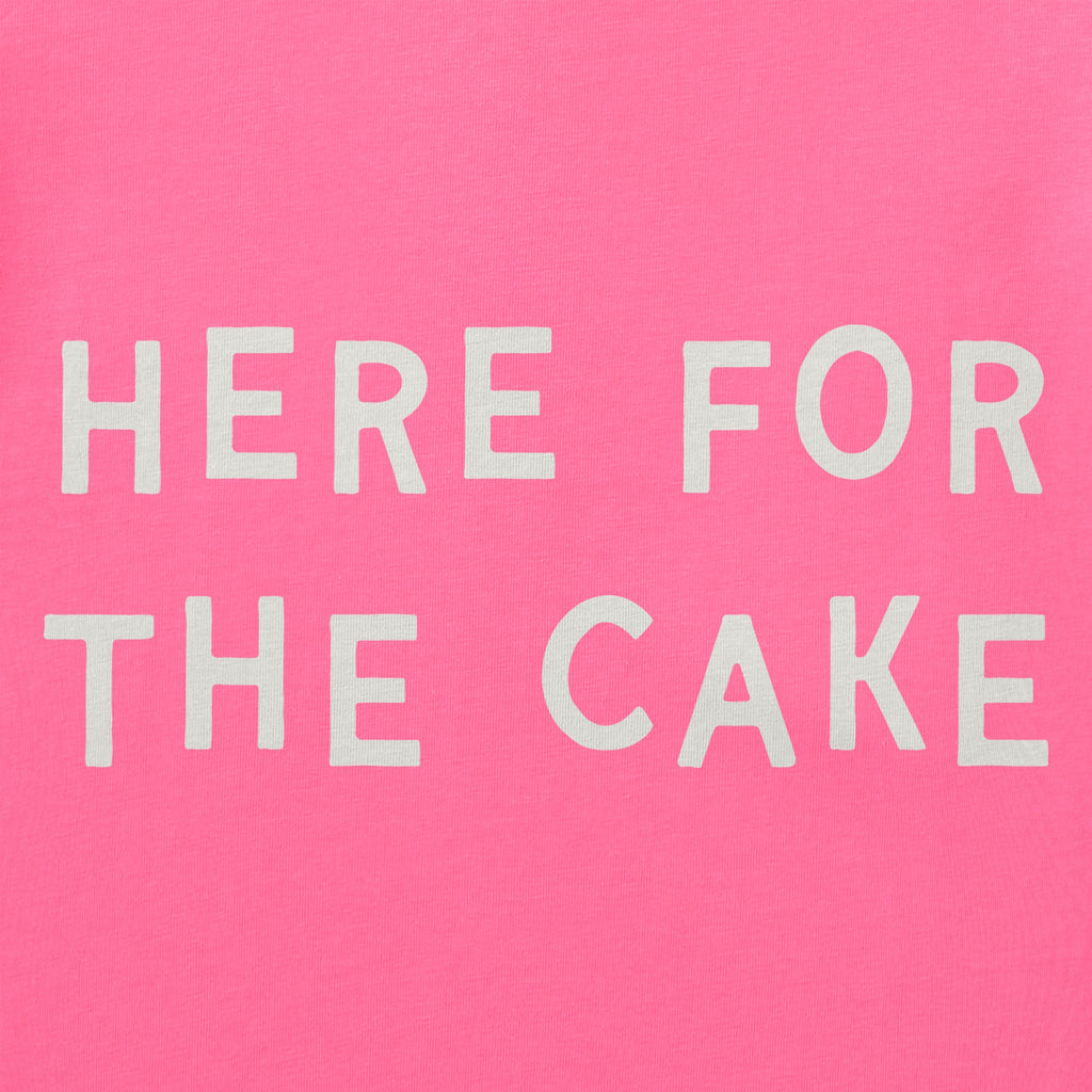 Toddler Here for the Cake Jumble Short Sleeve Crusher Tee product image 2