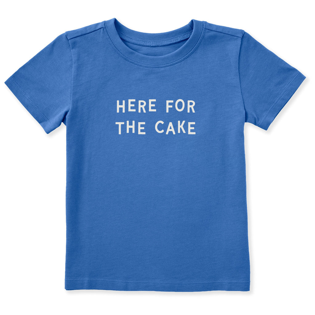 Toddler Here for the Cake Jumble Short Sleeve Crusher Tee product image 3