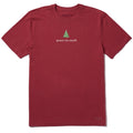 Men's Peace On Earth Festive Tree Short Sleeve Crusher Tee product image 1