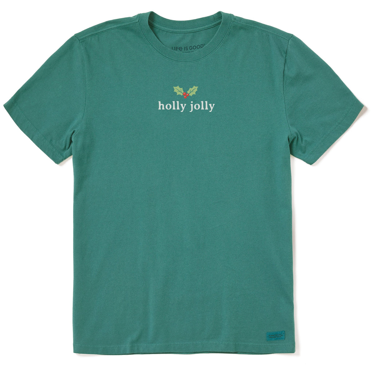Men's Holly Jolly Simple Short Sleeve Crusher Tee product image 1