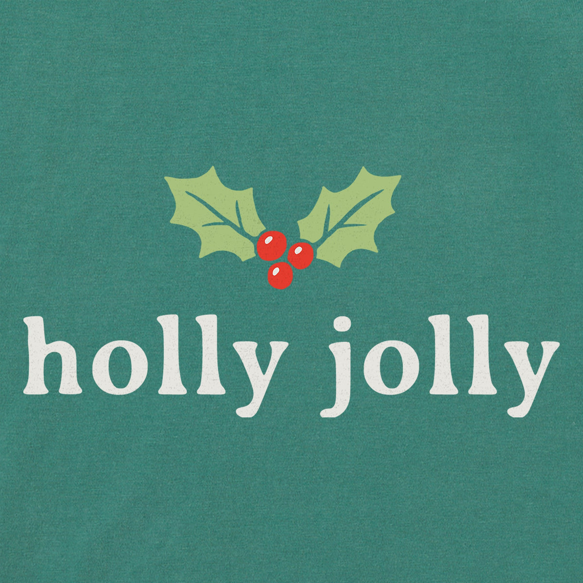 Women's Holly Jolly Simple Long Sleeve Crusher Tee product image 2