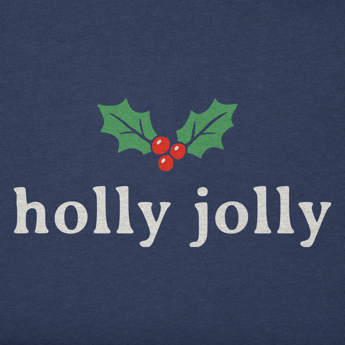 Kids Holly Jolly Simple Long Sleeve Crusher Tee product image 2