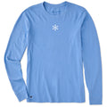 Women's Mini Snowflake Long Sleeve Crusher Tee product image 1