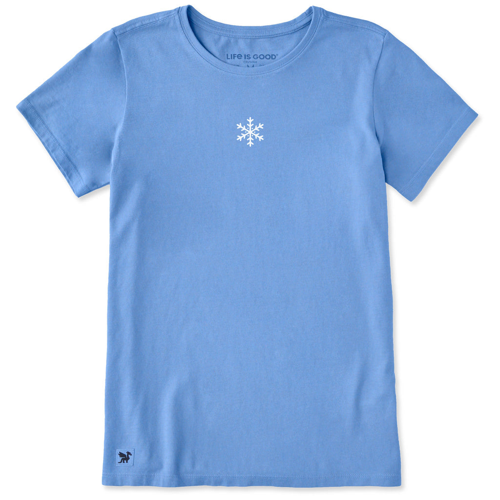 Women's Mini Snowflake Short Sleeve Crusher Tee product image 1
