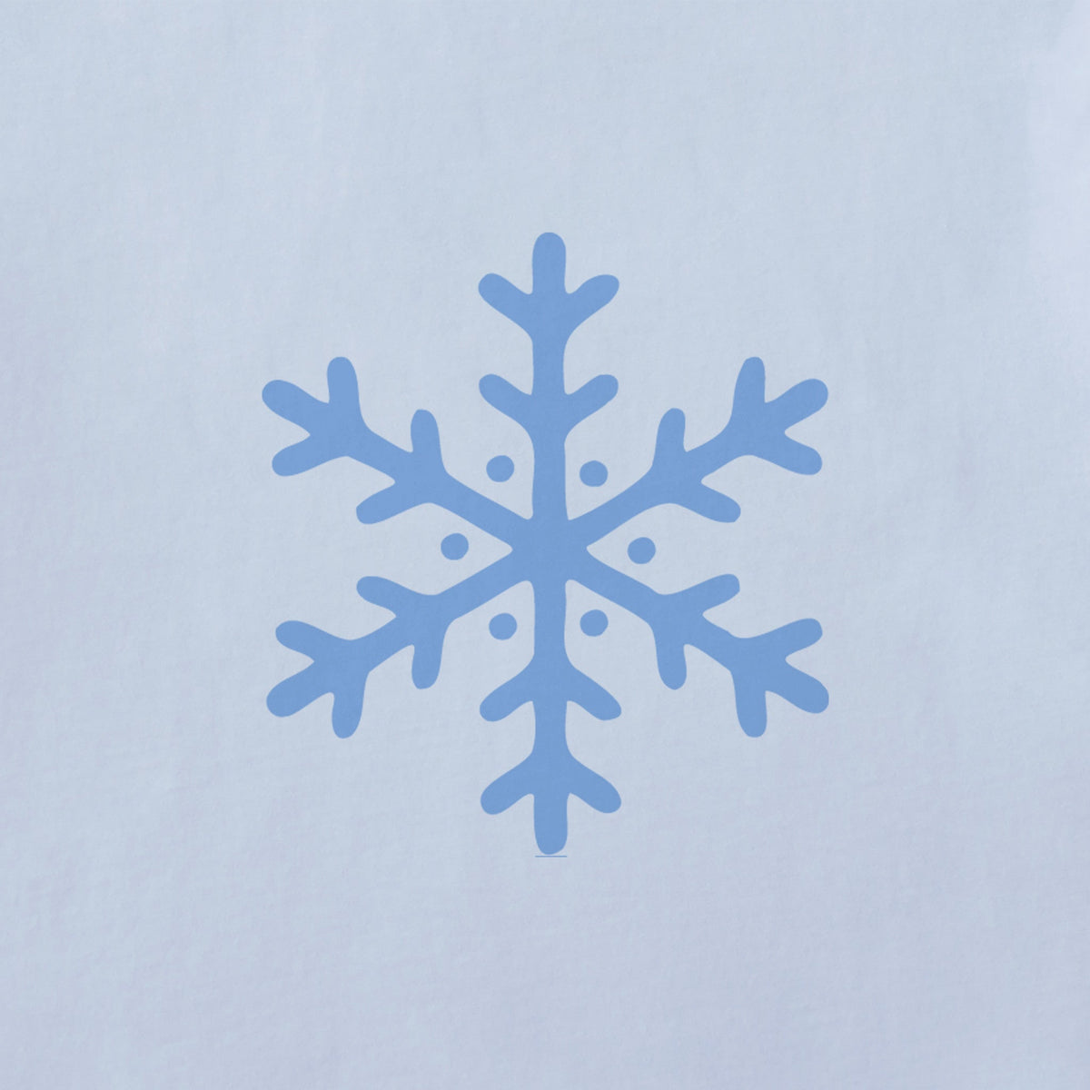 Women's Mini Snowflake Good Vibes Crew