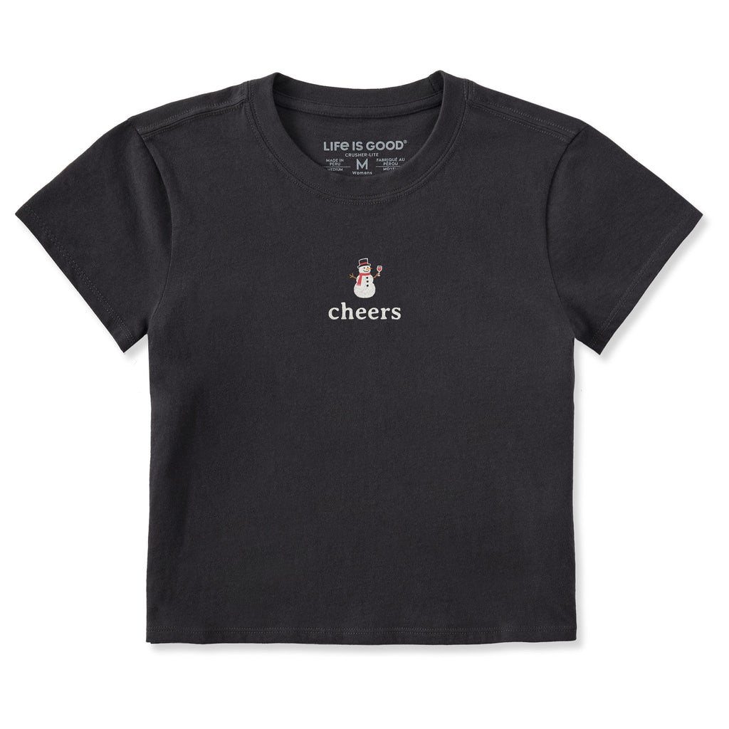 Women's Snowman Cheers Crusher-LITE Shrunken Tee