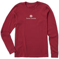 Women's Buon Natale Long Sleeve Crusher Tee product image 1