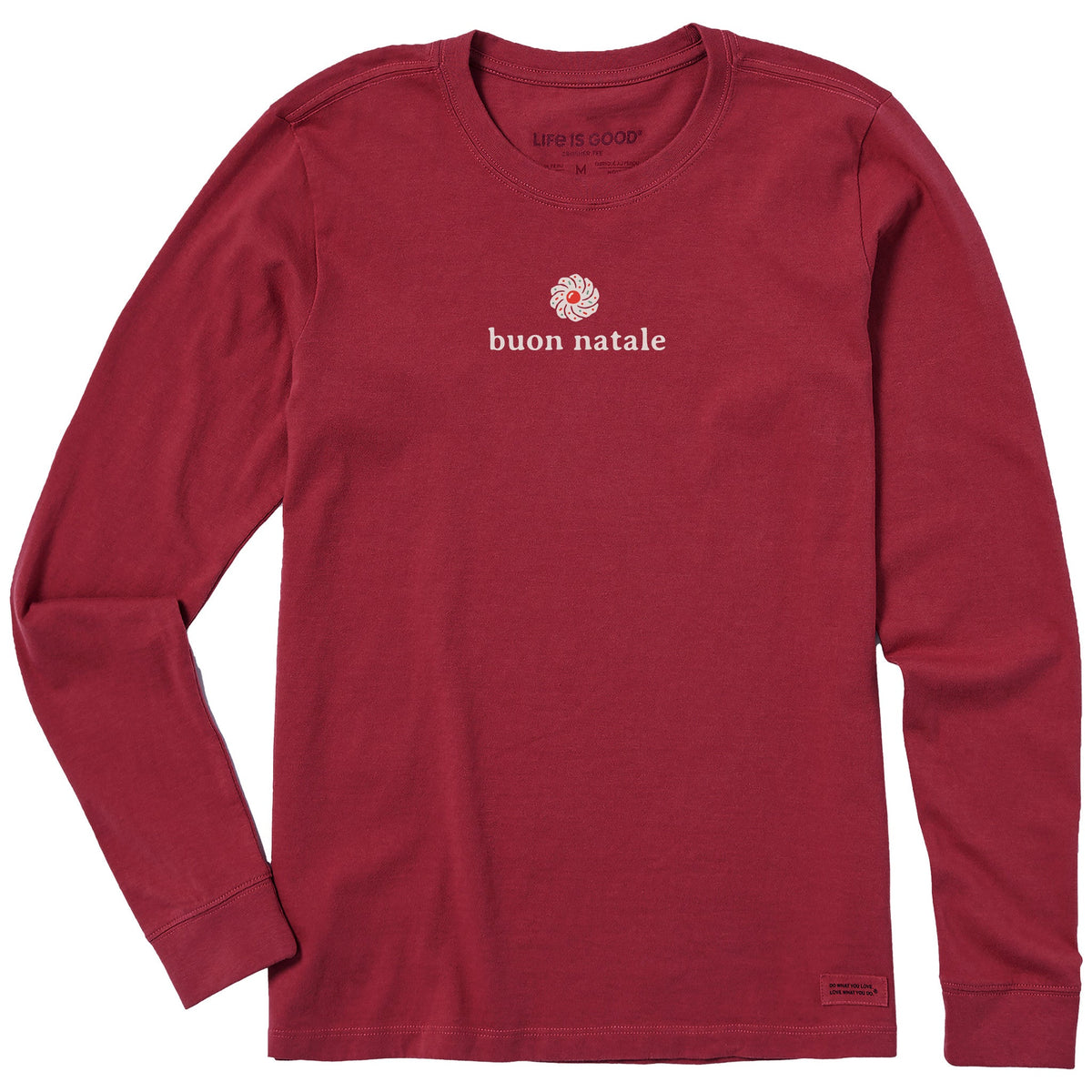 Women's Buon Natale Long Sleeve Crusher Tee product image 1