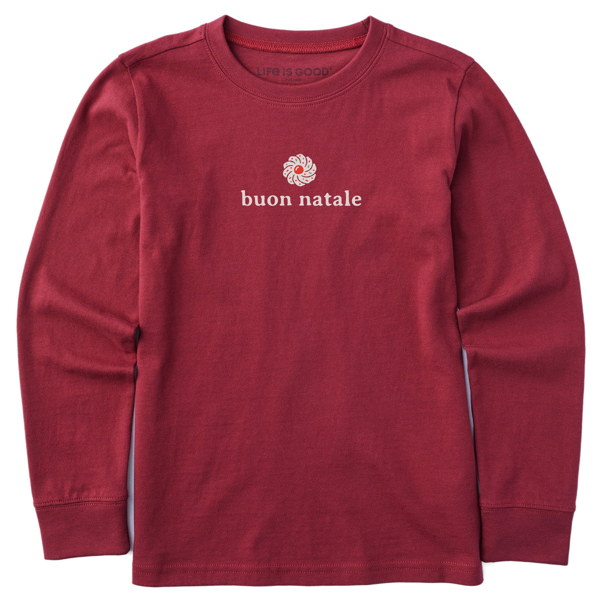 Kids Buon Natale Long Sleeve Crusher Tee product image 1