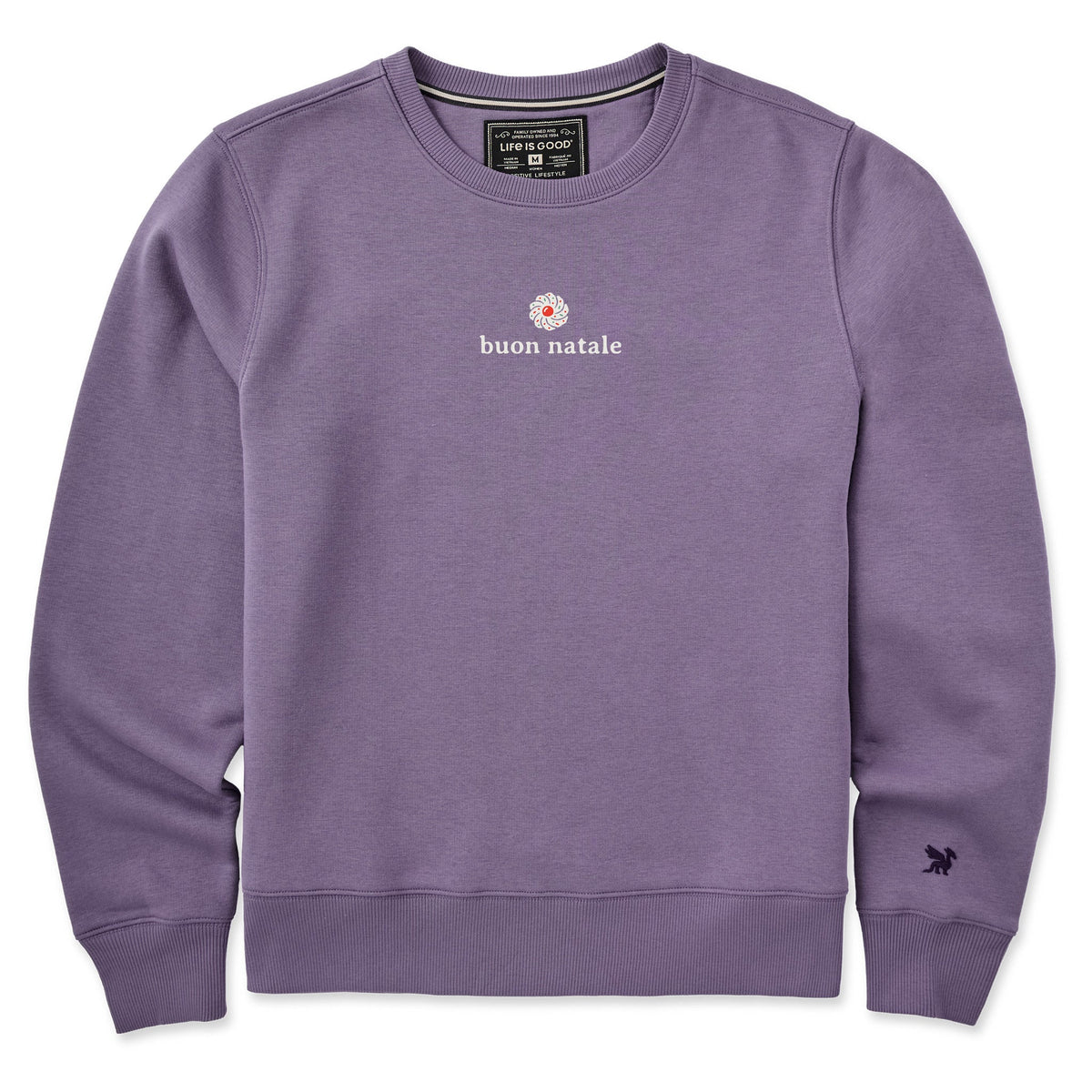 Women's Buon Natale Good Vibes Crew