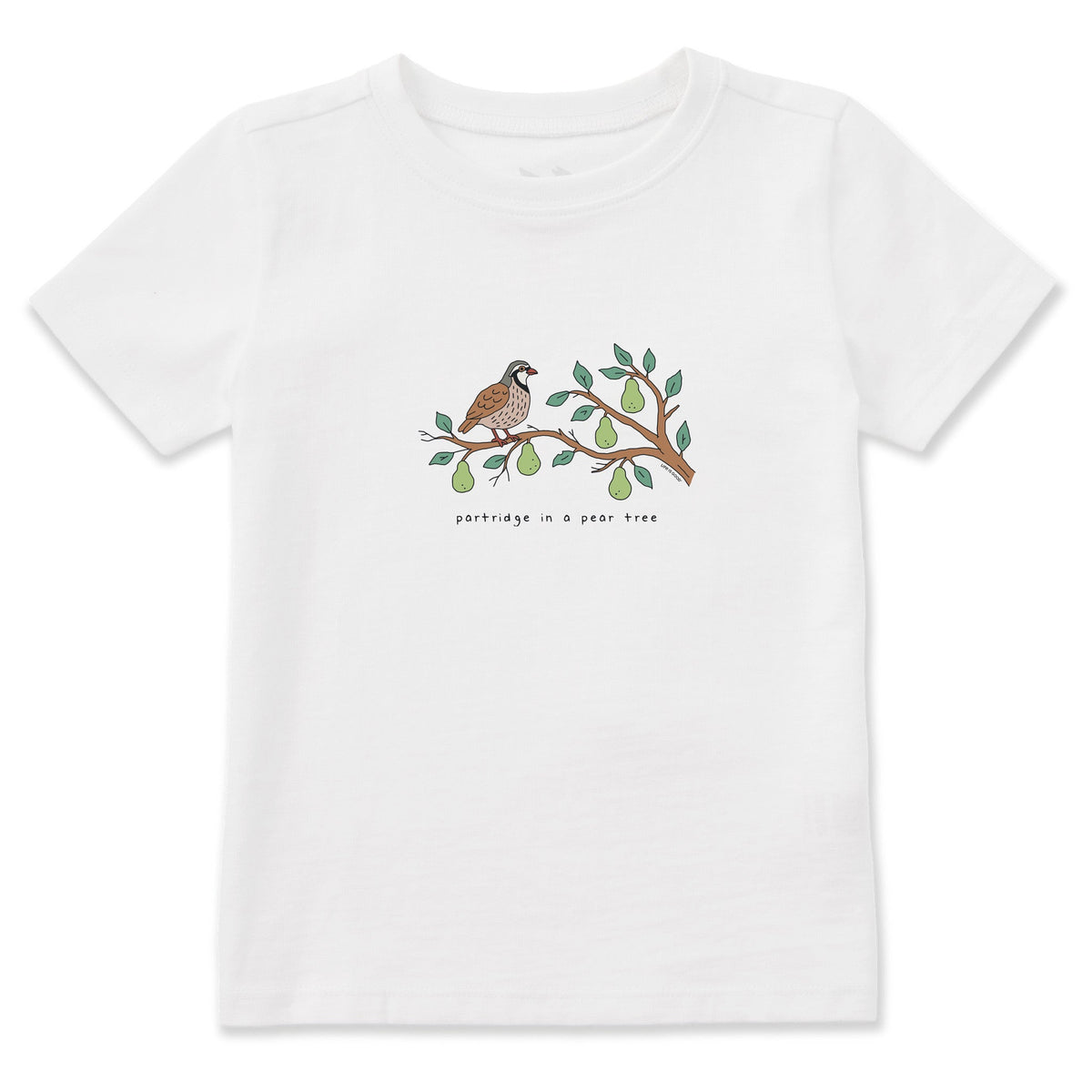 Toddler Partridge In A Pear Tree Short Sleeve Crusher Tee product image 3