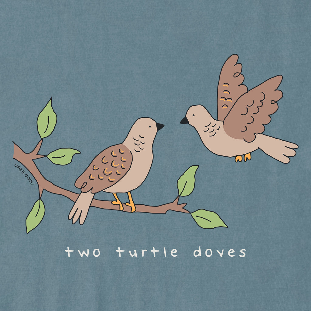 Men's Two Turtle Doves Branch Short Sleeve Crusher Tee product image 2